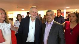 تجمع الأطباء الفلسطينين يلتقي رئيس حزب العمال البريطاني 