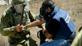 تقرير يرصد انتهاكات الاحتلال بحق الصحفيين خلال شهر يوليو الماضي