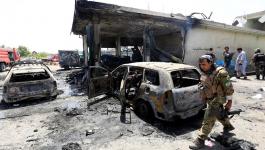 عشرة قتلى في هجوم انتحاري على قوات الأمن الافغانية.jpg