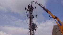 احتفال بافتتاح مشروع إعادة تأهيل شبكة الكهرباء في دير الغصون