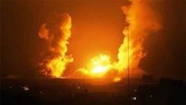 الطيران الحربي الإسرائيلي يقصف مواقع عسكرية للمقاومة غرب رفح