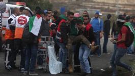 الهلال الأحمر: 109 إصابات في المواجهات المندلعة في الضفة وغزة