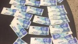 ضبط نقود مزورة من فئة 200 شيقل في قلقيلية
