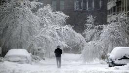 عاصفة ثلجية