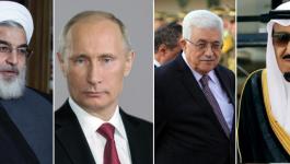 الرئيس السعودي والفلسطيني والروسي والإيراني