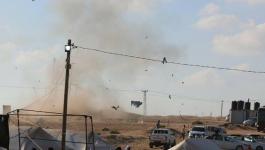 طائرات الاحتلال تقصف موقعاً للمقاومة شرق غزة