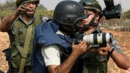 انتهاكا إسرائيليا بحق الصحفيين خلال أيلول الماضي.jpg