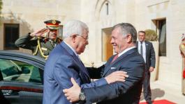 بالصور: الرئيس يلتقي العاهل الأردني في قصر 