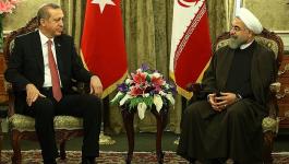 طيب رجب أردوغان و حسن روحاني.