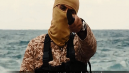 صورة من فيديو ذبح المصريين المختطفين