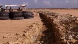 الخندق الذي يقع بين ليبيا وتونس 