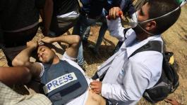 ارتقاء الزميل الصحفي ياسر مرتجى شهيداً متأثراً بجراح أصيب بها شرق خانيونس