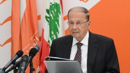 رئيس لبنان يجدد دعمه للقضية الفلسطينية.jpg