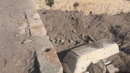 الاحتلال ينبش أحد القبور شمال الخليل