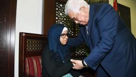 الرئيس يستقبل الطالبة الكفيفة 