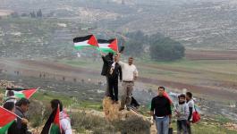 هيئة مقاومة الجدار تواصل اعتصامها رفضًا لهدم تجمع الخان الأحمر في القدس
