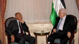 الرئيس يطلع أبو الغيط على آخر التطورات الفلسطينية