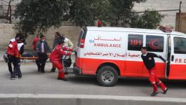 إصابة مواطنين بجراح خطيرة إثر حادث سير بشارع رام الله القدس.jpg