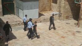 بالصور: الاحتلال يشن حملة شرسة للاحتلال ضد مدارس البلدة القديمة بالقدس