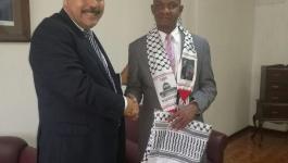 السفير الفلسطيني لدى موزمبيق يلتقي السكرتير العام لحزب 