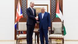 الرئيس عباس والأمير وليام