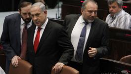 ليبرمان ونتنياهو في الكينيست 