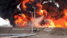 استهداف من قبل الحوثين لمصفاة نفط 