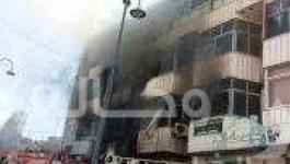 احتراق منازل ومحال تجارية 