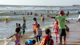 شاطئ بحر غزة