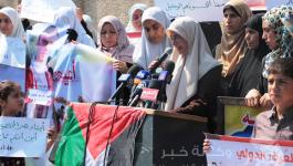 وقفة-تضامنية-اهالي-المختطفين-غزة