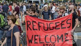 متظاهرون ألمان 