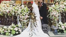 سابين غانم وزوجها ابن صاحب وكالة غيتي للصور