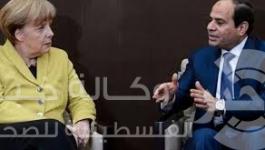 الرئيس المصري عبد الفتاح السيسي والمستشارة الألمانية أنجيلا مريكل 