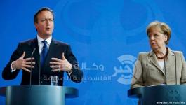 أنجيلا مريكل وديفيد كاميرون 