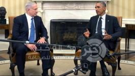 الرئيس الأمريكي باراك أوباما ورئيس وزراء إسرائيل بنيامين نتنياهو 