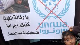 احتجاجات على تقليصات الأنروا 