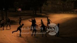 مواجهات ليلية مع الاحتلال