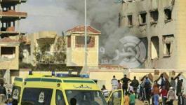 بالصور: شهداء وجرحى في تفجير إرهابي استهدف مسجداً بشمال سيناء المصرية