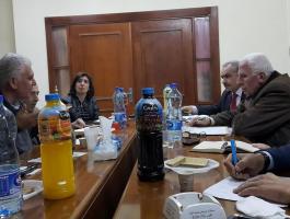 بالصور: فتح وحزب الشعب يبحثان آخر التطورات السياسية الراهنة