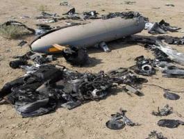 سقوط طائرة استطلاع للتحالف العربي قرب مطار عدن