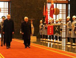 عباس في تركيا