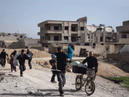 مجموعة العمل تحذر من استمرار التهجير القسري لسكان الغوطة