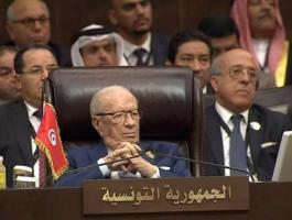 السبسي: تحقيق الأمن في المنطقة يتم بإقامة دولة فلسطينية عاصمتها القدس