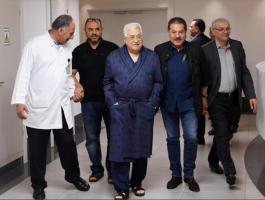 الرئيس عباس يتلقى العلاج