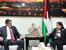 وزيرة الصحة تلتقي رئيس بعثة اللجنة الدولية للصليب الأحمر في القدس