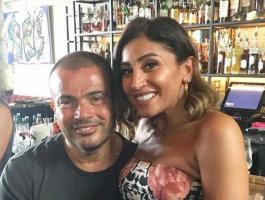 دينا الشربيني و عمرو دياب