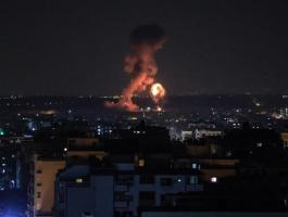طائرات الاحتلال تستهدف عمارة مُدمرة ومواقع للمقاومة في غزّة
