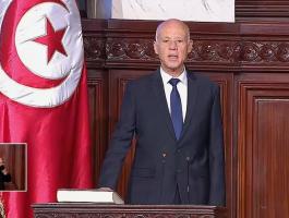 في أول خطاب له.. قيس سعيد: الحق الفلسطيني لن يسقط بالتقادم وفلسطين في وجدان تونس