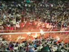 الهند: أكثر من 100 مصاب في مهرجان 
