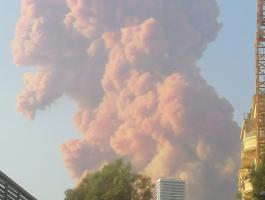 صورة: وفاة شاب فلسطيني في انفجار مرفأ بيروت